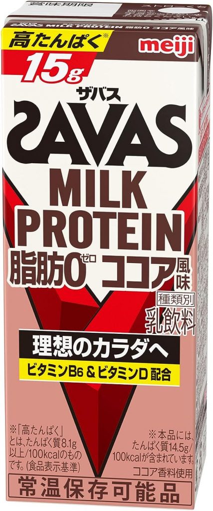 SAVAS MILK PROTEIN 脂肪0