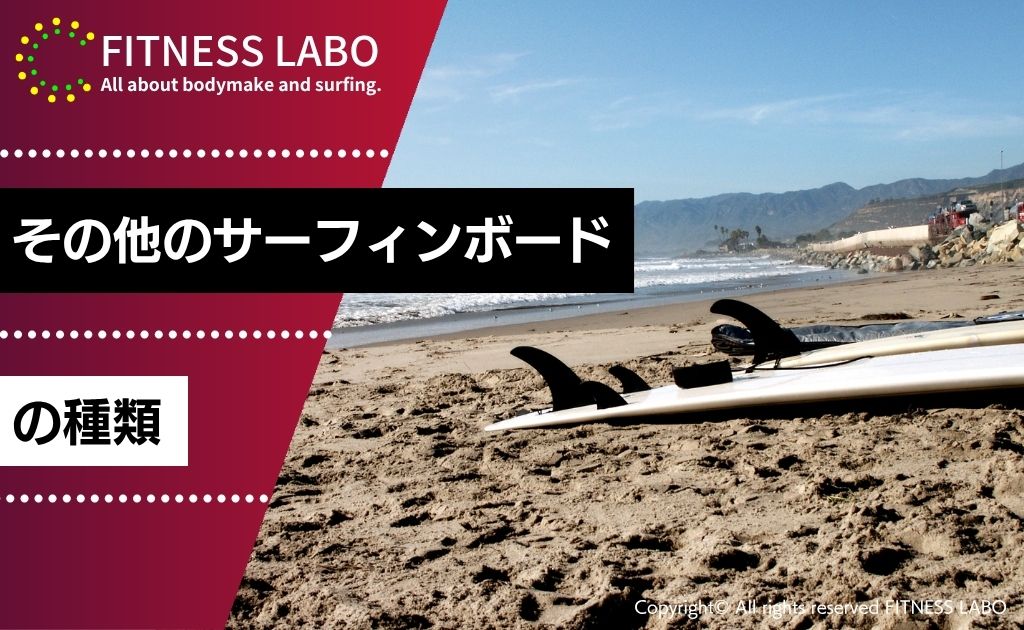 その他のサーフィンボードの種類