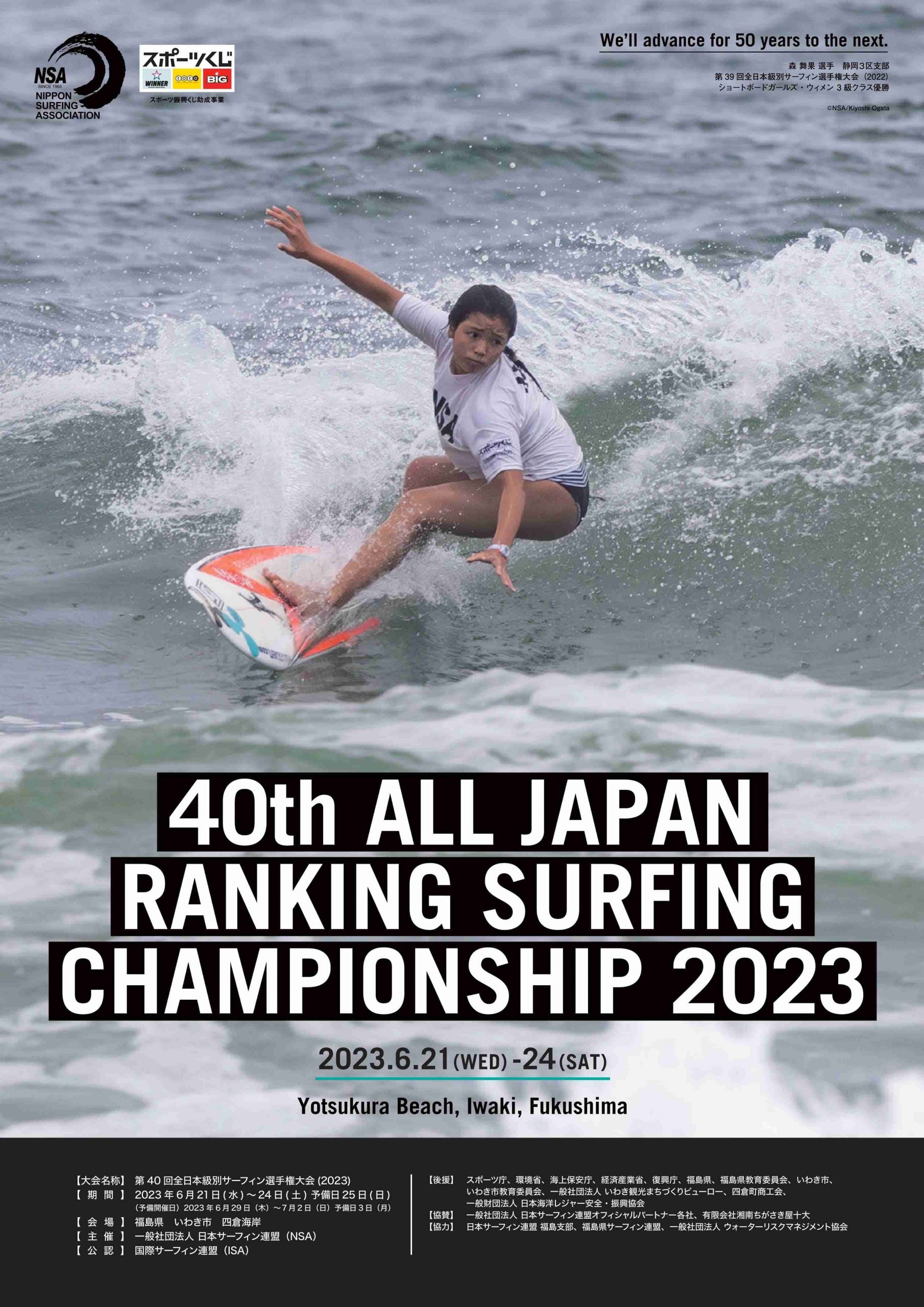 第40回全日本級別サーフィン選手権大会(2023)